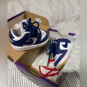 Nike SB dunk lows toddlers/baby  “Los Angeles Dodgers”